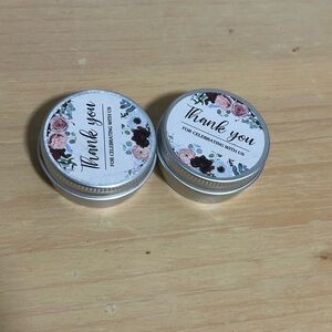 Thank You Candles & Hallmark Thank You Card Set